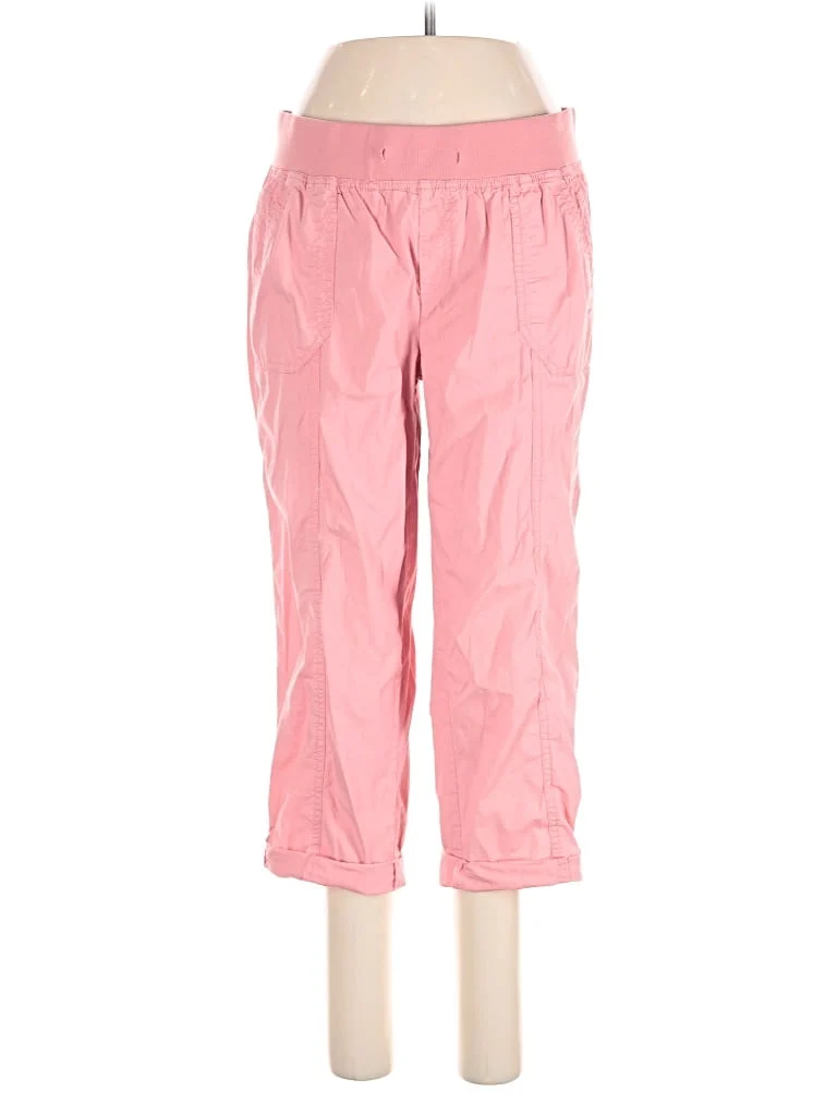 Star Style Casual Pants - High Rise: Pink Bottoms - Size Large