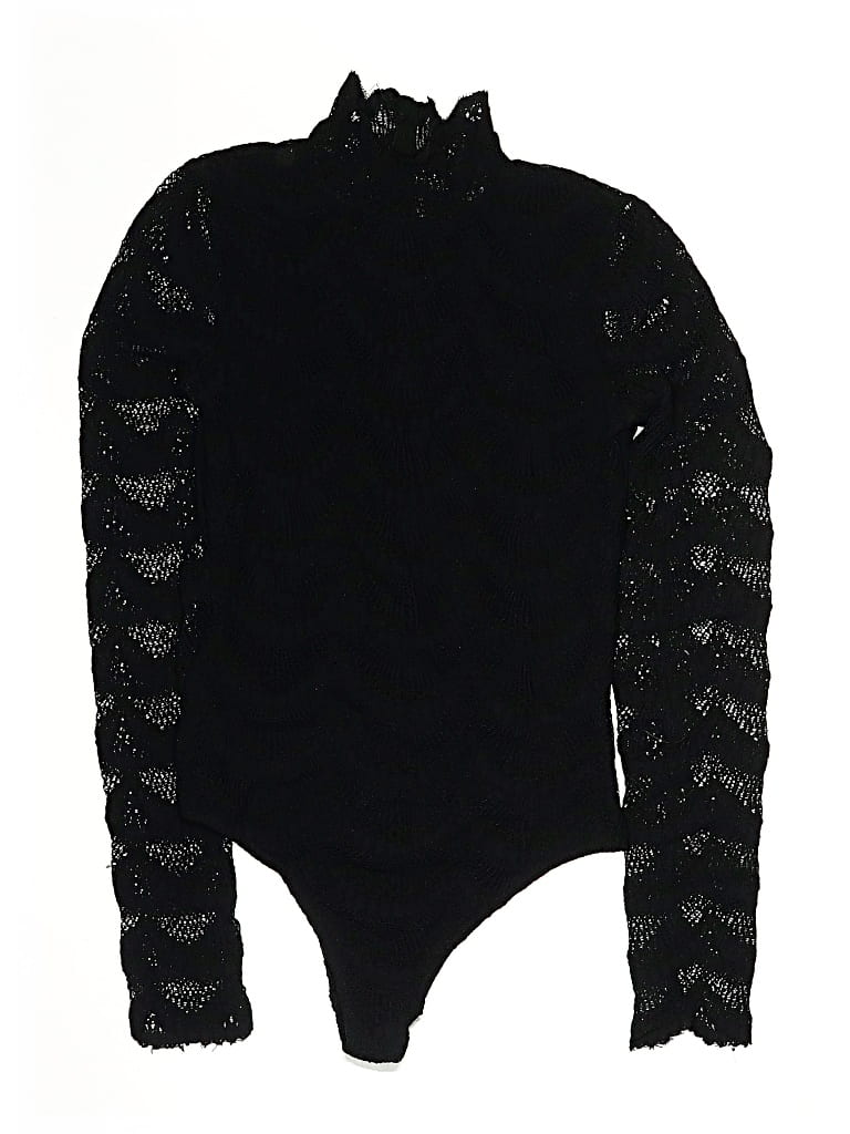 Nightcap Clothing Bodysuit: Black Tops - Size X-Small