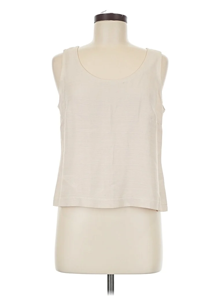 Danielle Casey Sleeveless Top Ivory Square Neckline Tops - Used - Size 8