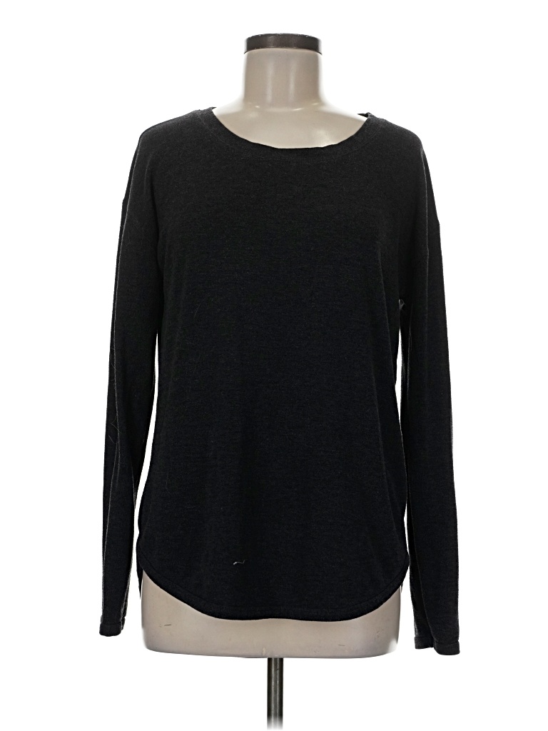 Felina Pullover Sweater: Black Tops - Size Medium