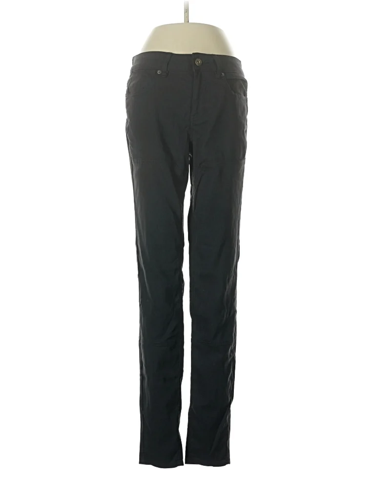 PrAna Jeggings - Mid/Reg Rise: Black Bottoms - Size 4