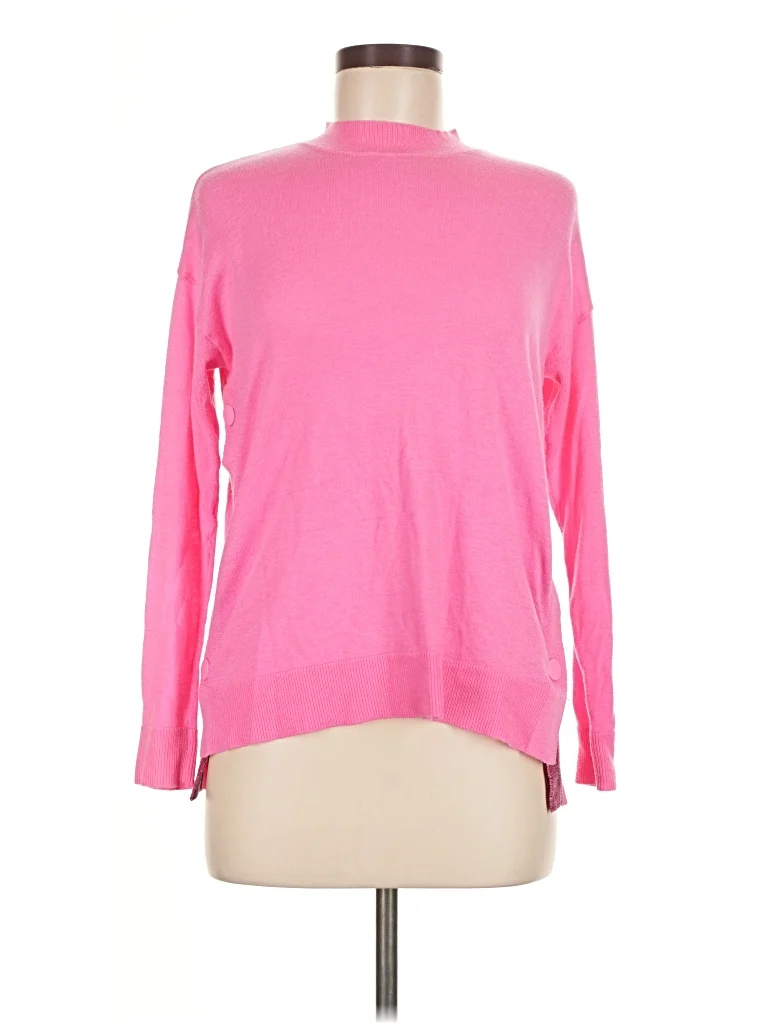 Oliver Bonas Turtleneck Sweater: Pink Tops - Size 8