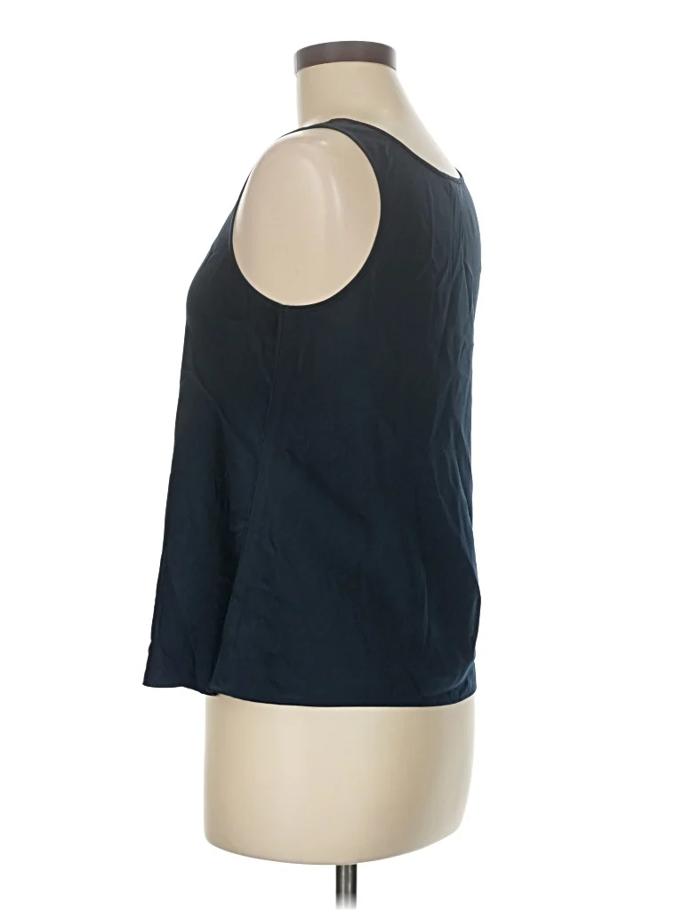 Uni Sleeveless Top Blue Halter Neckline Tops - Used - Size Medium