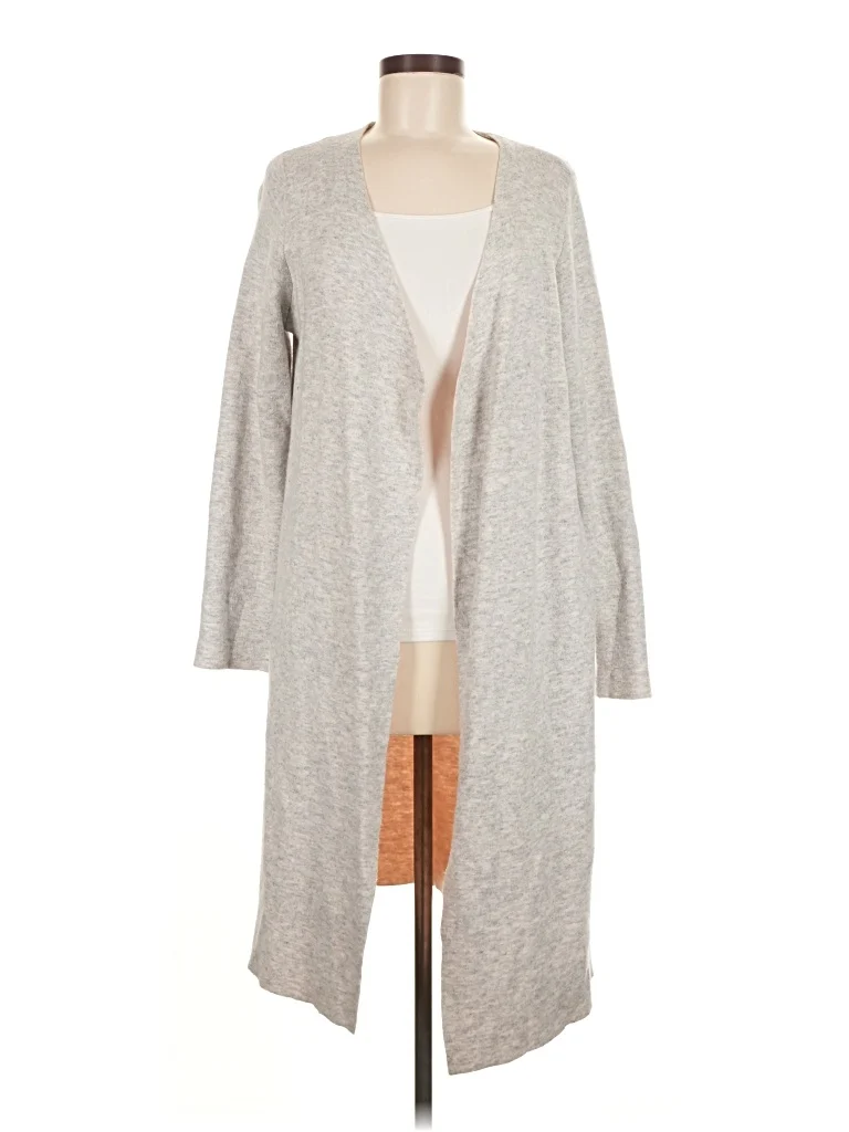 Oliver Bonas Cardigan Sweater: Gray Sweaters & Sweatshirts - Size 8
