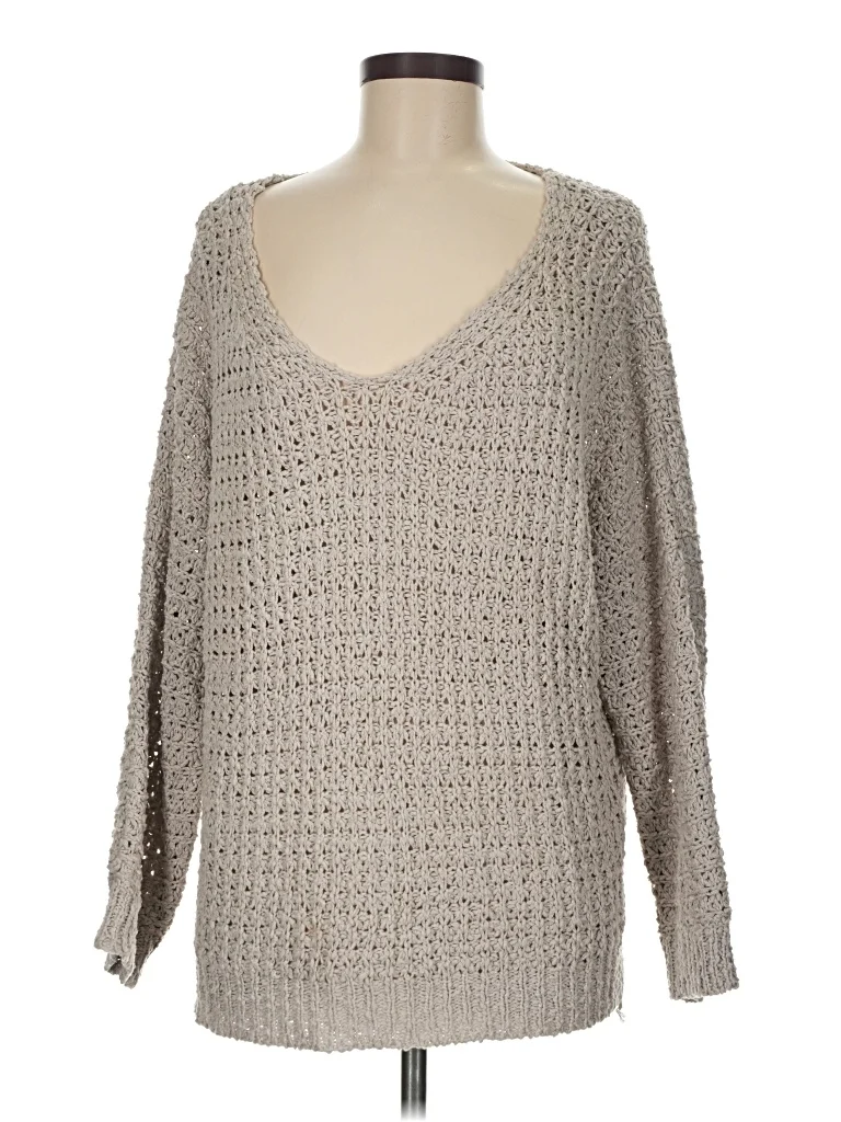 MOD Pullover Sweater: Gray Tops - Size Medium