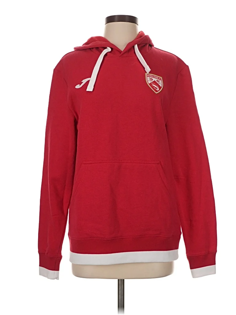 Joma Pullover Hoodie: Red Tops - Size Small