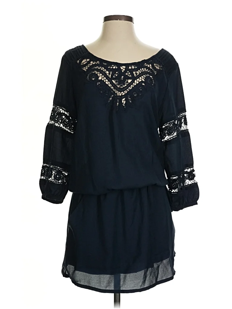 Dept Denim Department Casual Dress - Popover: Blue Dresses - Used - Size 5