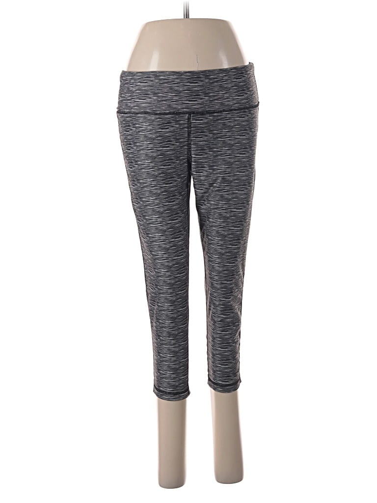 Just Be Sport Active Pants - Mid/Reg Rise: Gray Activewear - Size Medium