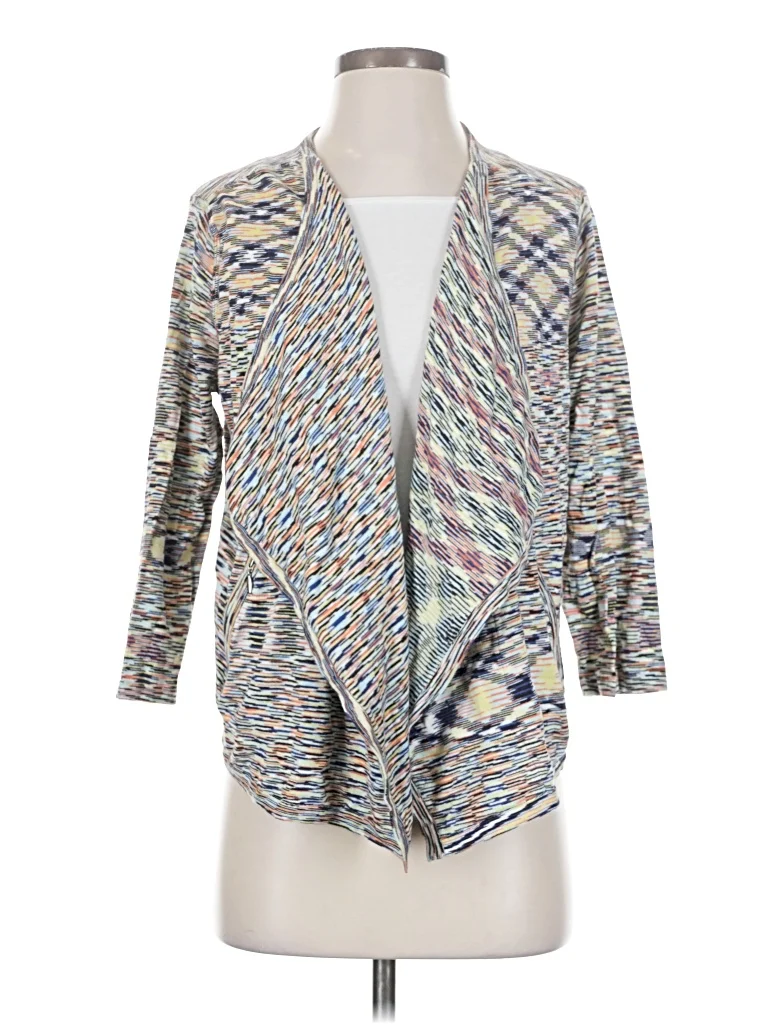 stacia Kimono: Silver Tops - Size Small