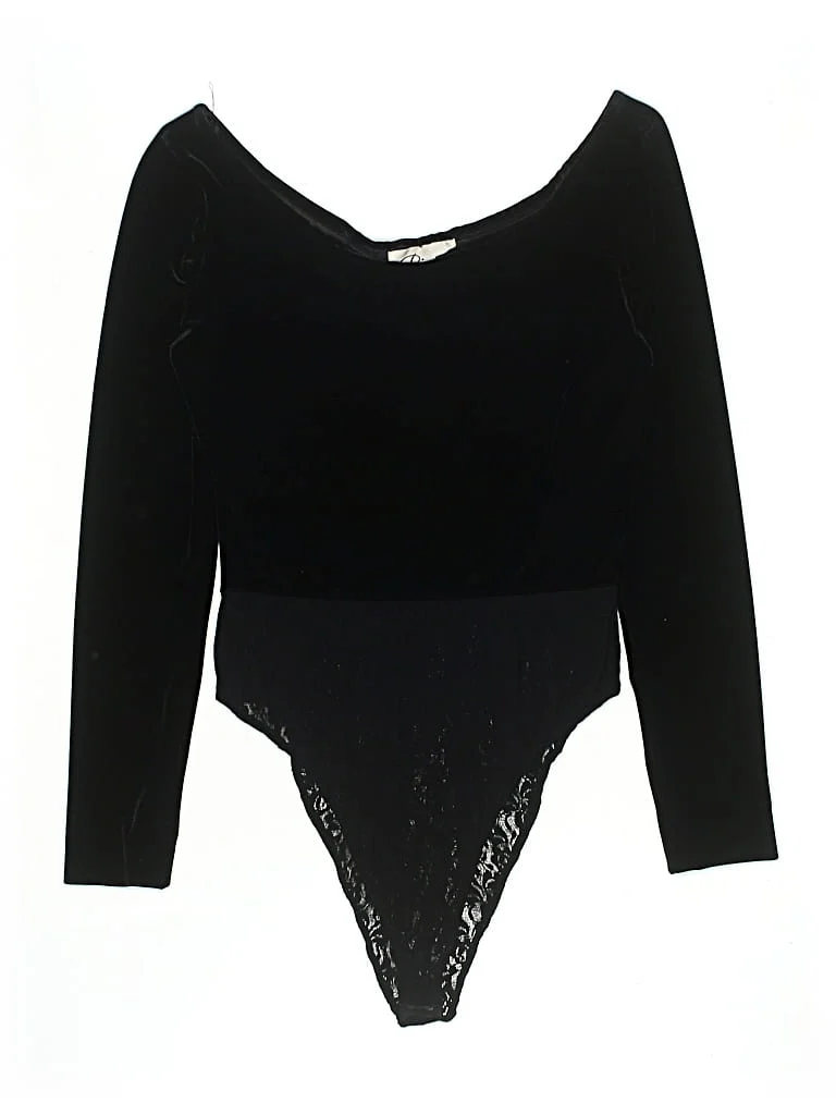 Rimini Long Sleeve Top Black Sweetheart Neckline Tops - Used - Size 4