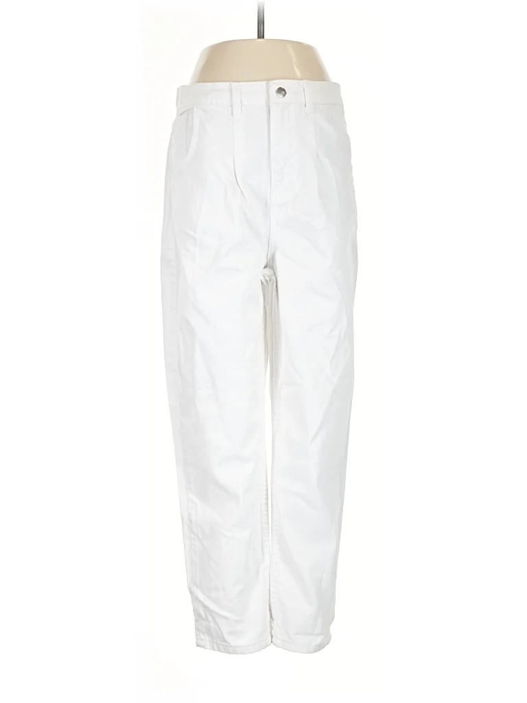 Benin Jeans - High Rise: White Bottoms - Size 8
