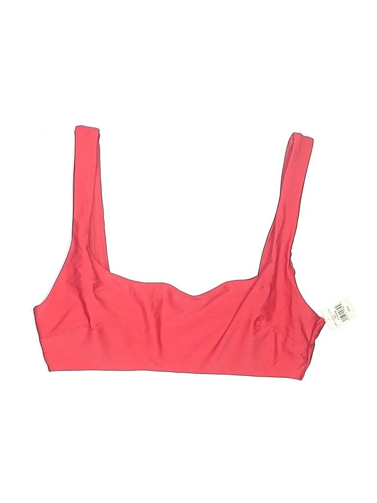 AER Swimsuit Top Red Swimwear - New - Size Small
