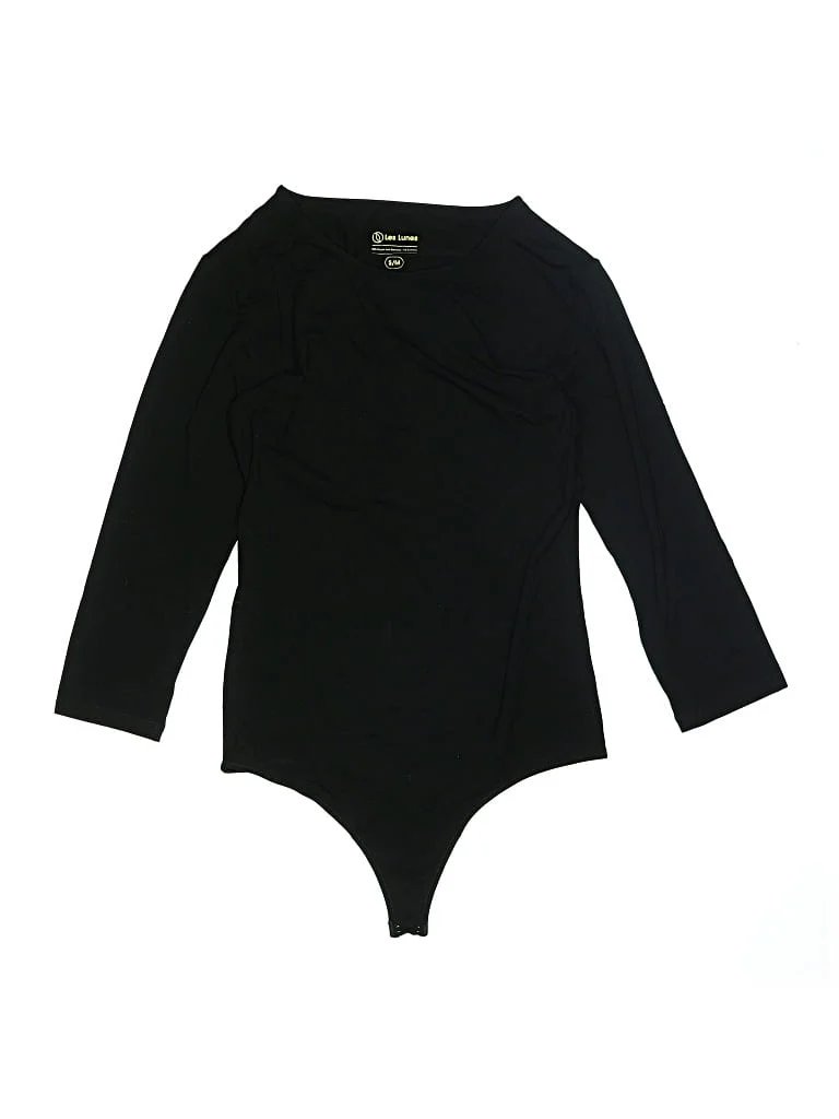 Les Lunes Bodysuit: Black Tops - Size Small