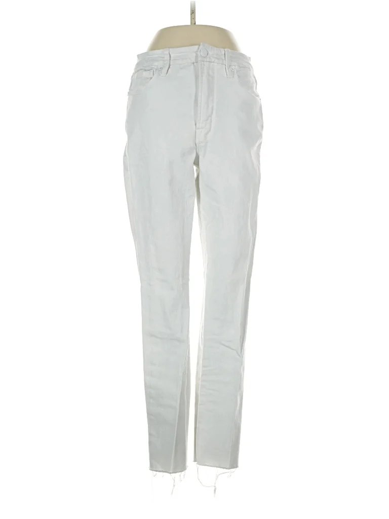 Good American Jeans - High Rise: Ivory Bottoms - Size 4