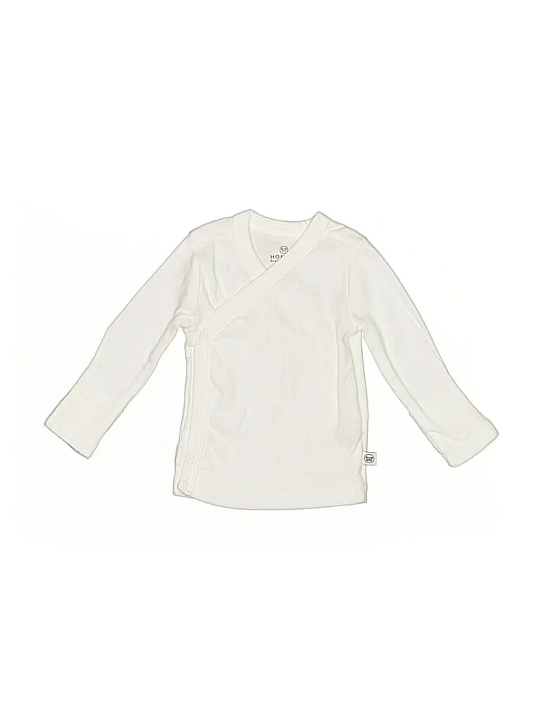 Honest Baby Clothing Long Sleeve Outfit: Ivory Bottoms - Size Newborn