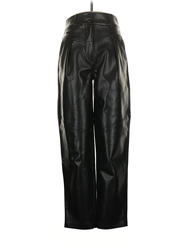 Le Fou Casual Pants - High Rise: Black Bottoms - Size 4
