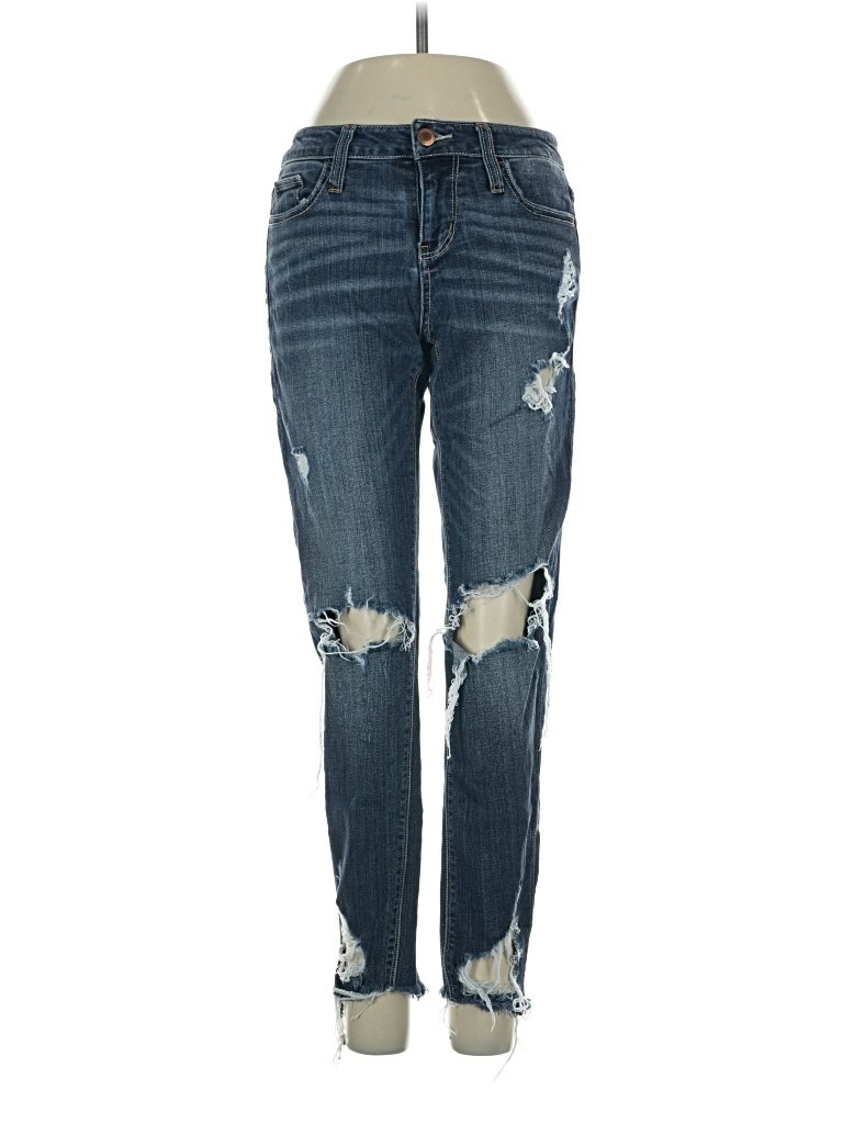 Refined Jeans - High Rise: Blue Bottoms - Size 25