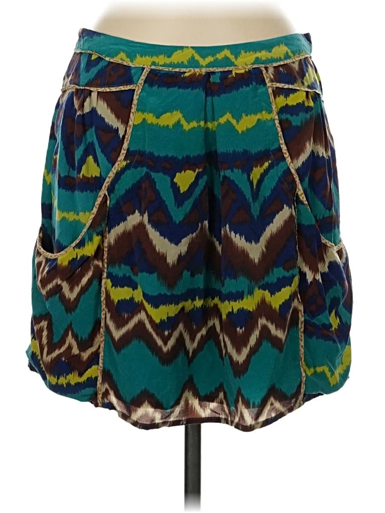 Gemma Casual Skirt: Teal Bottoms - Size Medium