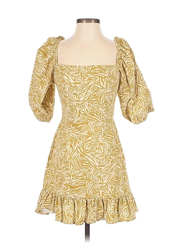 Girl and the Sun Cocktail Dress: Gold Dresses - Used - Size X-Small