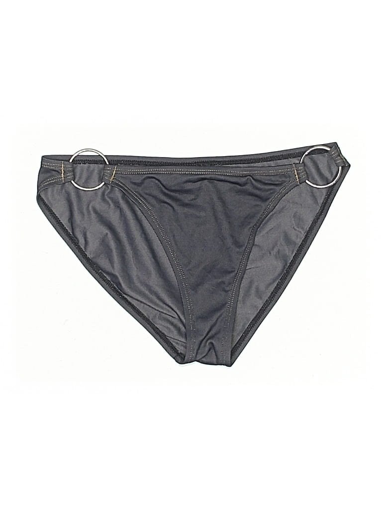 Sunset Beach Swimsuit Bottoms: Gray Swimwear - Size Small