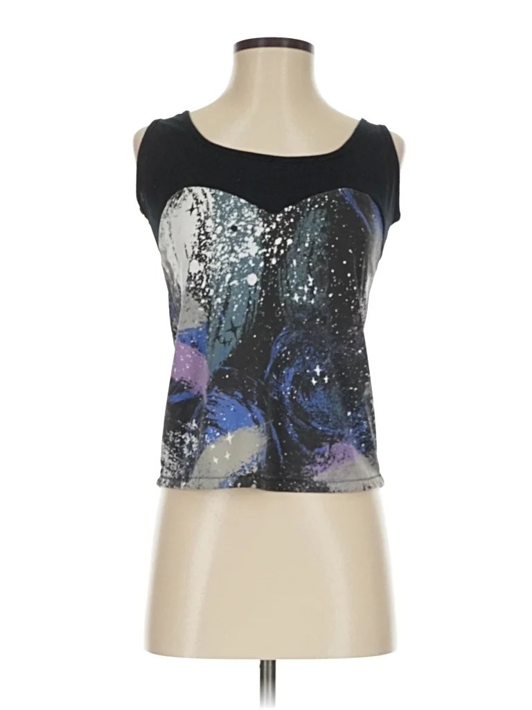 Princess Sleeveless T-Shirt: Black Tops - Size Small