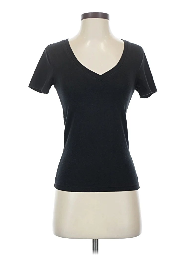 easy STANDARD Short Sleeve T-Shirt: Black Tops - Size X-Small