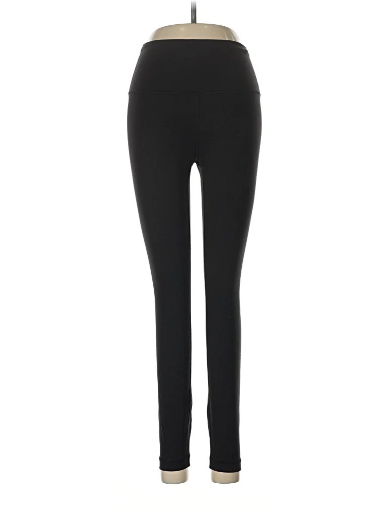 Lu Lu Lame Active Pants - High Rise: Black Activewear - Size 6