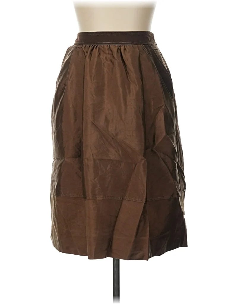 JIGOTT Casual Skirt: Brown Bottoms - Size Large