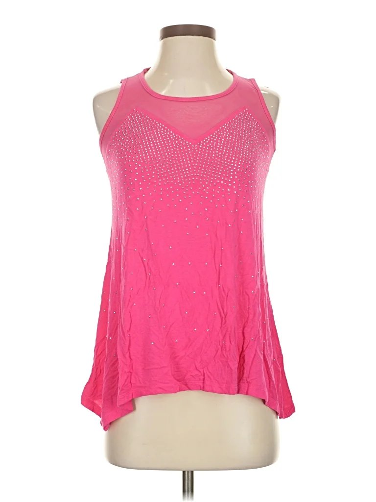 Alexandra Sleeveless Top Pink Halter Neckline Tops - Used - Size Small