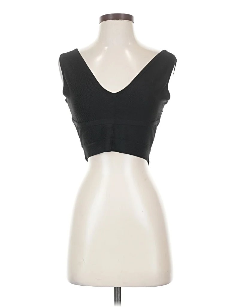 fenella smith Tank Top Black Strapless Neckline Tops - Used - Size Small