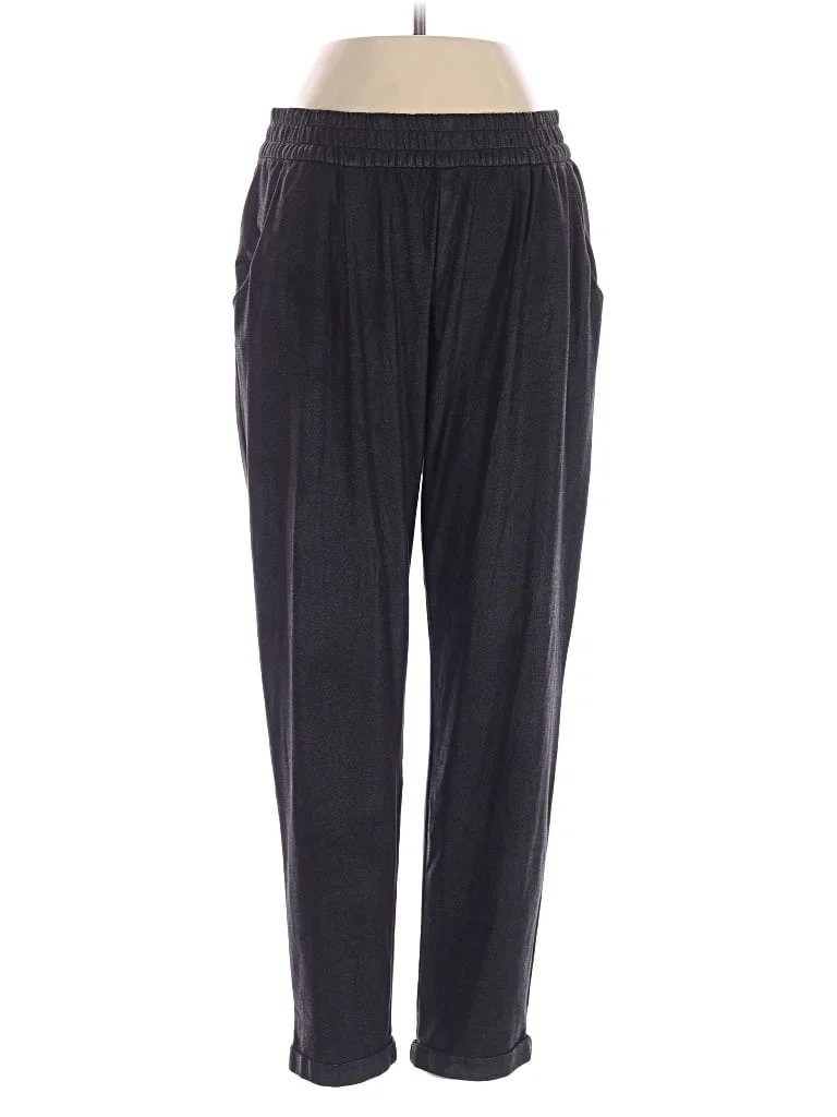 Georgie Casual Pants - Mid/Reg Rise: Gray Bottoms - Size Small