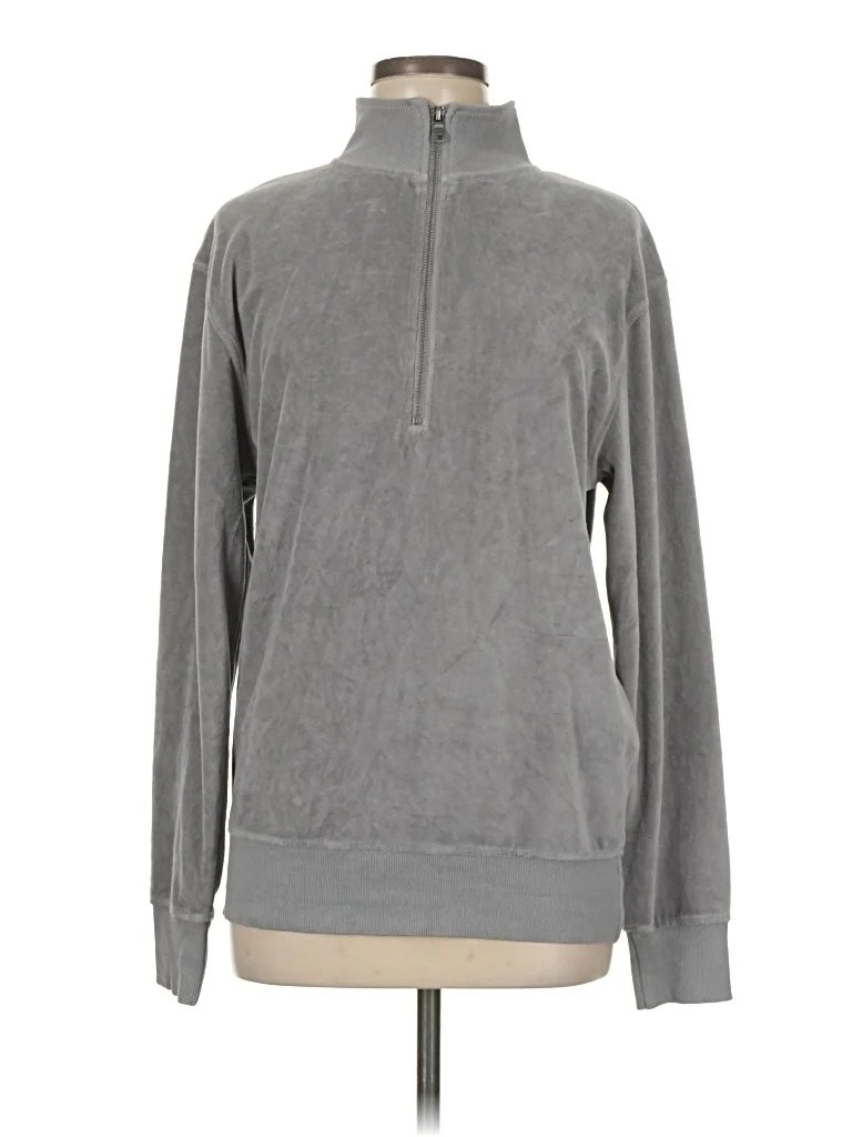 Goodlife Sweatshirt: Gray Tops - Size Medium