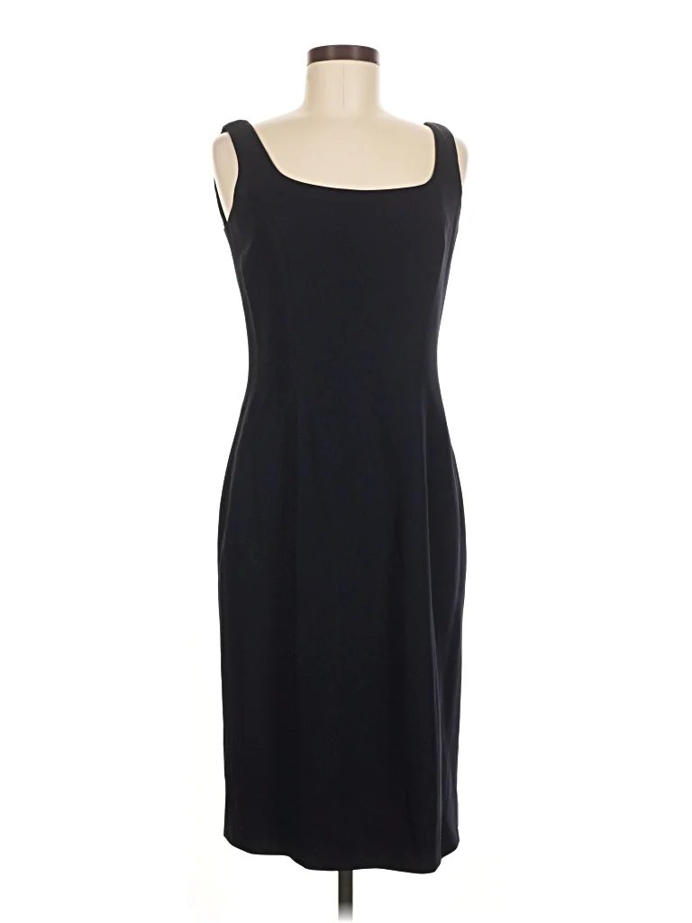 Rimini Cocktail Dress - Sheath: Black Solid Pattern Dresses - Used - Size 8