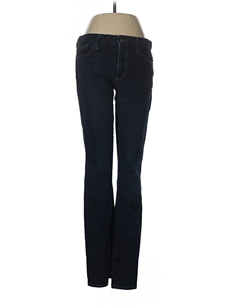Perfect Jeans - Mid/Reg Rise: Blue Bottoms - Size 28