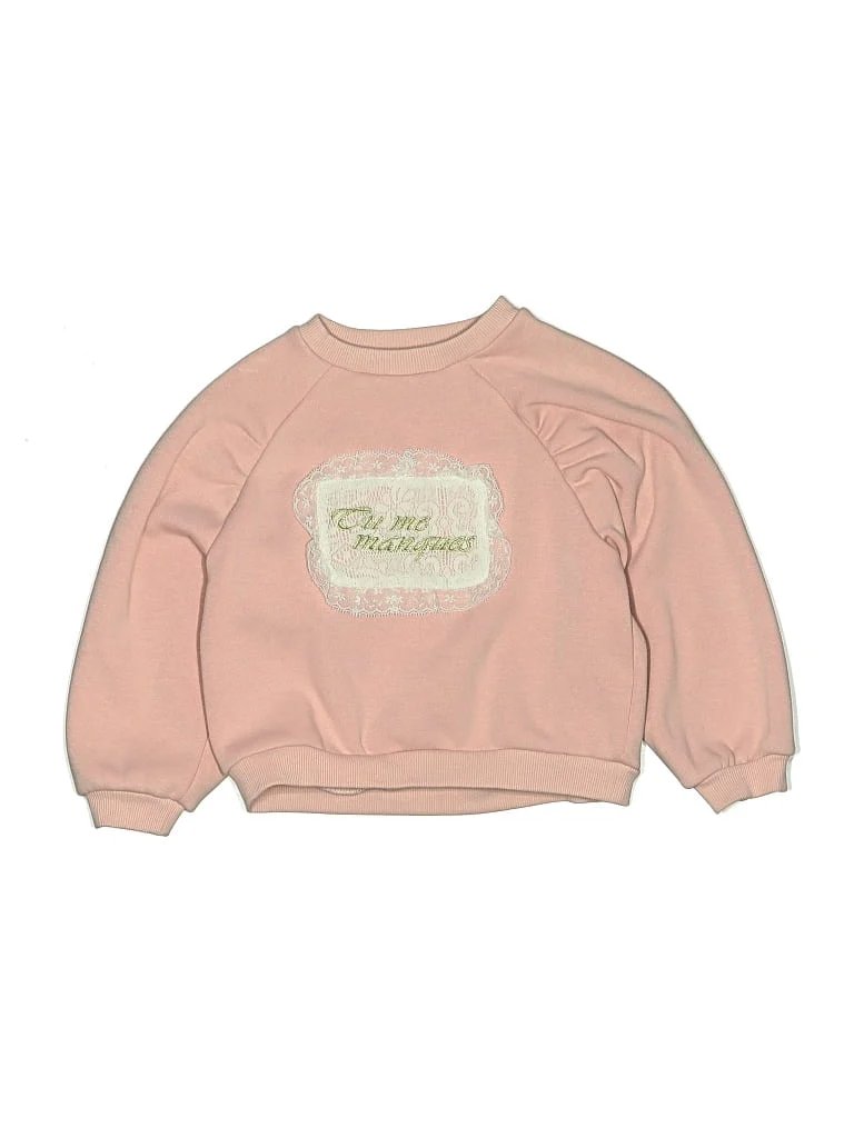 Lulabee Sweatshirt: Pink Tops - Size 110