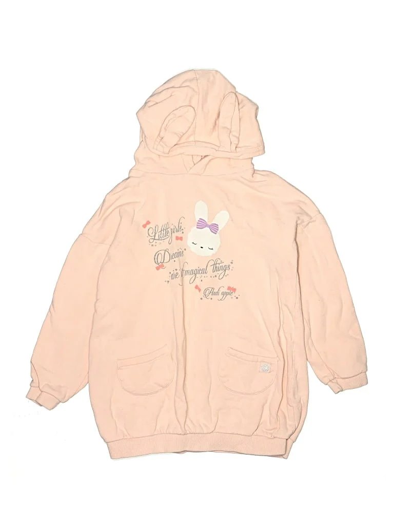 Andi Apple Zip Up Hoodie: Tan Tops - Size 140