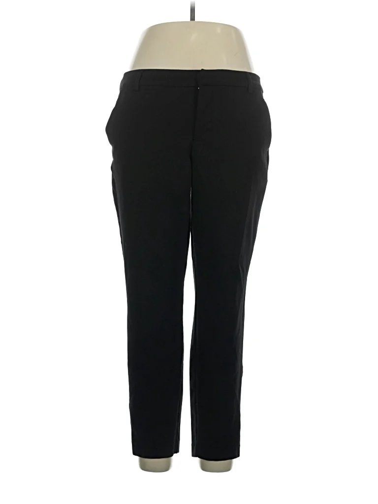 Liverpool Los Angeles Dress Pants - Mid/Reg Rise: Black Bottoms - Size 14