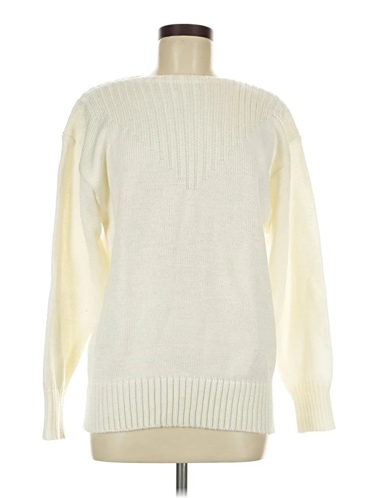 Meister Pullover Sweater: Ivory Tops - Size Medium
