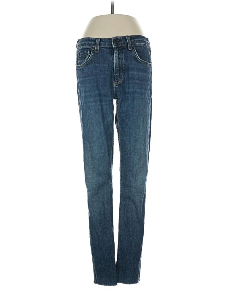 ASKK NY Jeans - Mid/Reg Rise: Blue Bottoms - Size 26