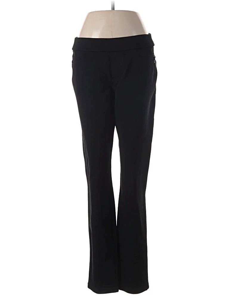 Liverpool Los Angeles Dress Pants - Mid/Reg Rise: Black Bottoms - Size Medium