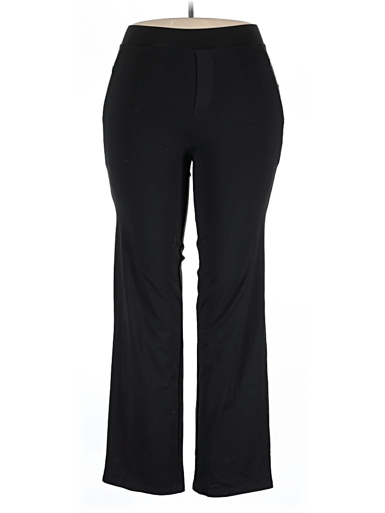 ninepine Dress Pants - High Rise: Black Bottoms - Size Small
