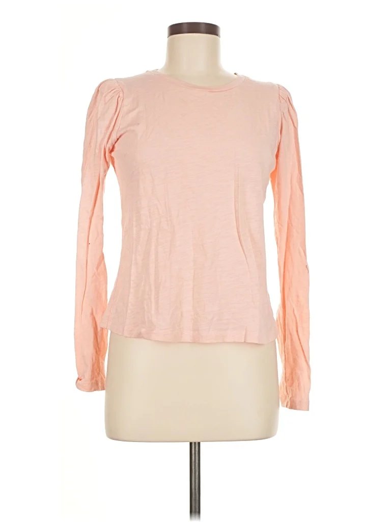 The Westside Long Sleeve T-Shirt: Pink Tops - Size Medium