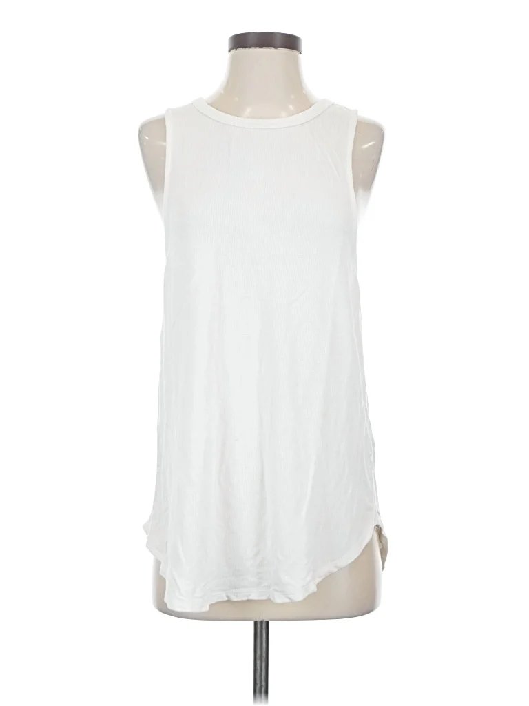 MOD Sleeveless Top White Halter Neckline Tops - Used - Size Small