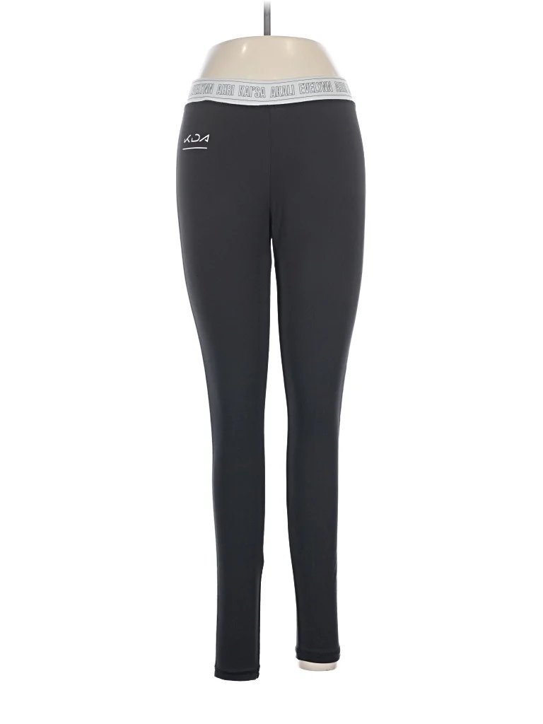 MORE Active Pants - Mid/Reg Rise: Gray Activewear - Size Medium