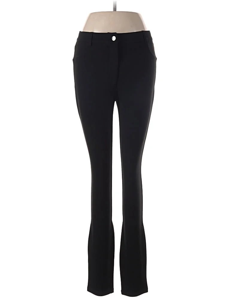 Promod Active Pants - High Rise: Black Activewear - Size Medium
