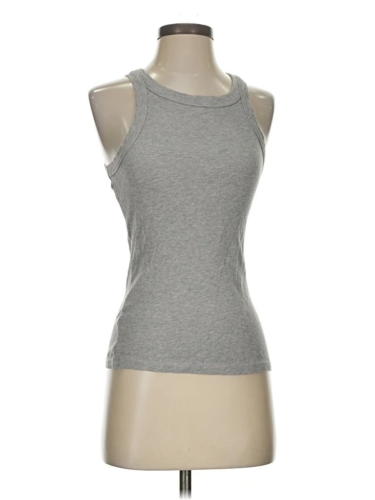 easy STANDARD Sleeveless T-Shirt: Gray Tops - Size X-Small