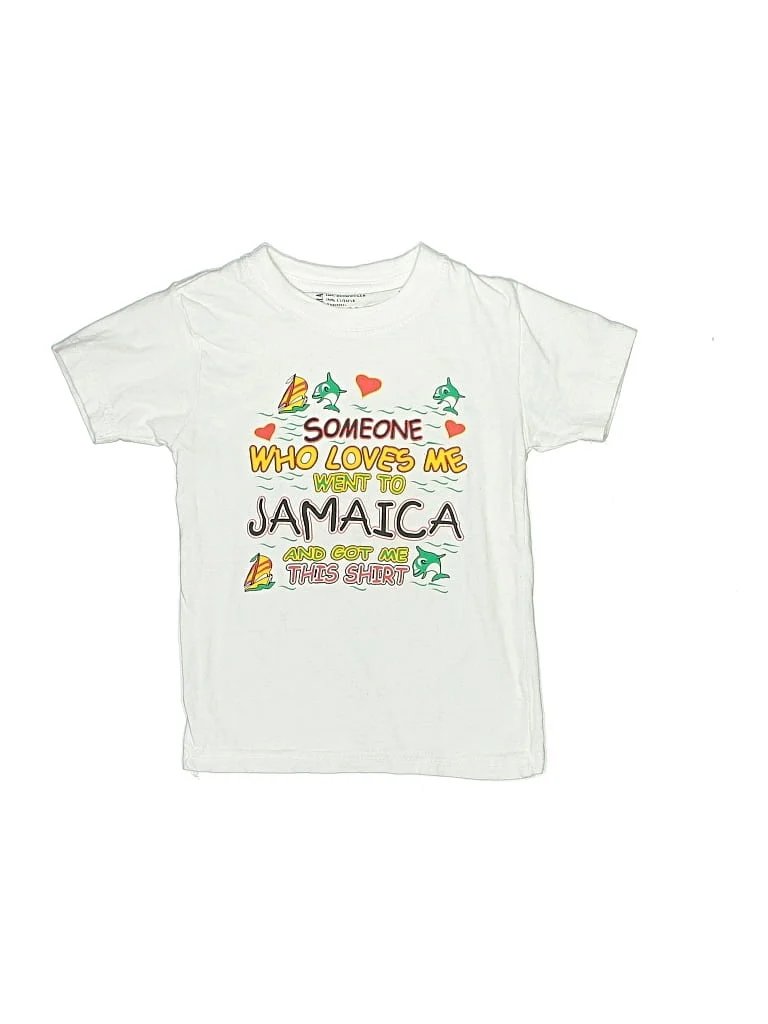 Daily T's Short Sleeve T-Shirt: Ivory Tops - Size 6