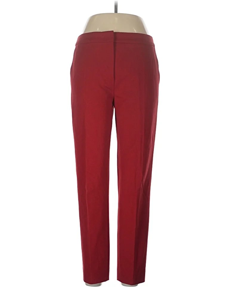 Max Mara Casual Pants - High Rise: Red Bottoms - Size 12