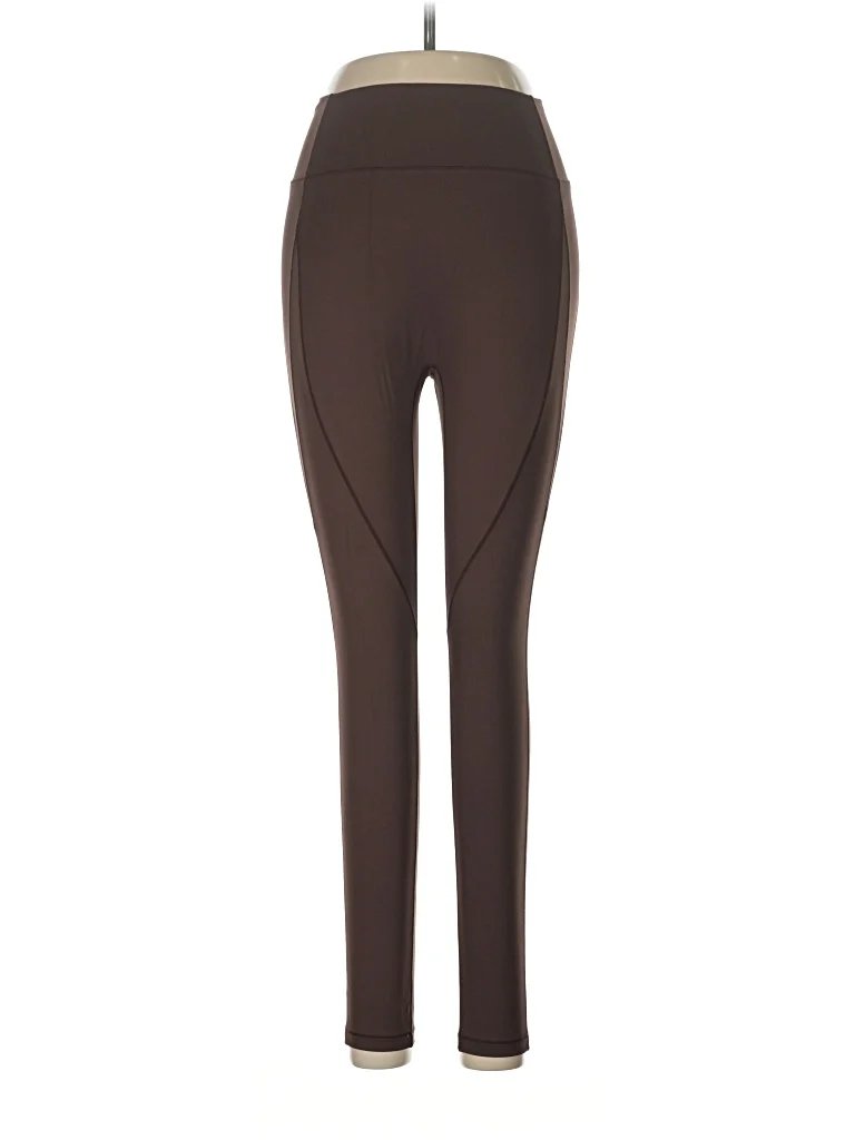 Enavant Active Active Pants - High Rise: Brown Activewear - Size Medium