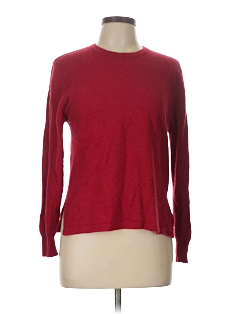 Refined Pullover Sweater: Red Tops - Size Large